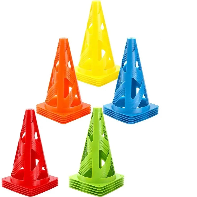 23CM Football Training Cones Soccer Sign Bucket Barrier