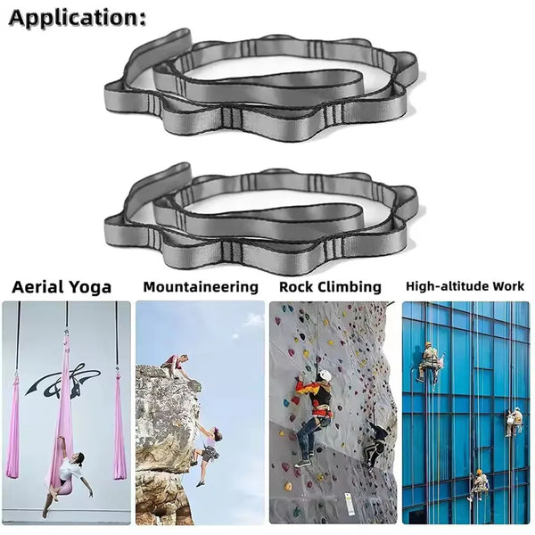 Daisy Chains-Yoga hammock extension strap adjustable