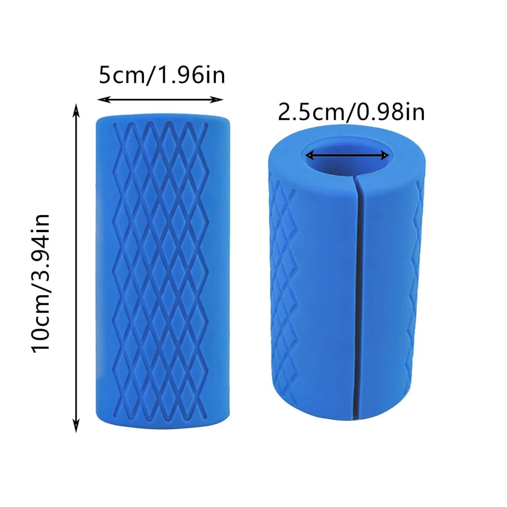 Pack of 1 Silicone Dumbbell Handles Long Dumbbell