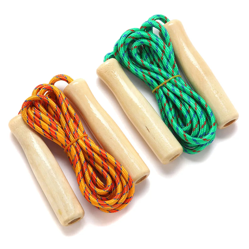 2.5M Skipping Rope Wooden Handle Skipping Rope