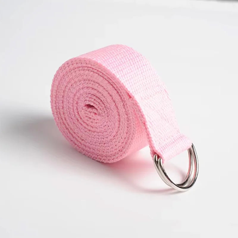Strap Cotton Exercise Belt Adjustable Woven Stretch Fitness
