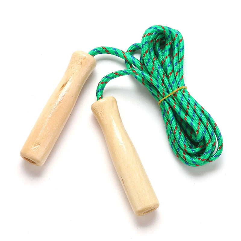 2.5M Skipping Rope Wooden Handle Skipping Rope