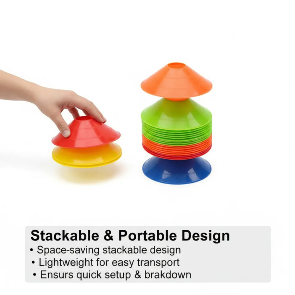 Football Training Signal Pressure Resistant Plate Cones