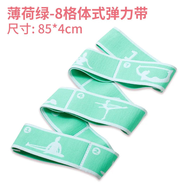 Multi-Section Elastic Yoga Resistance Bands Fitness Sport