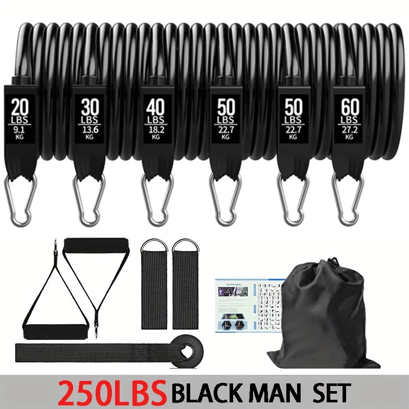 Strength Training Wrapped Resistance Band Set