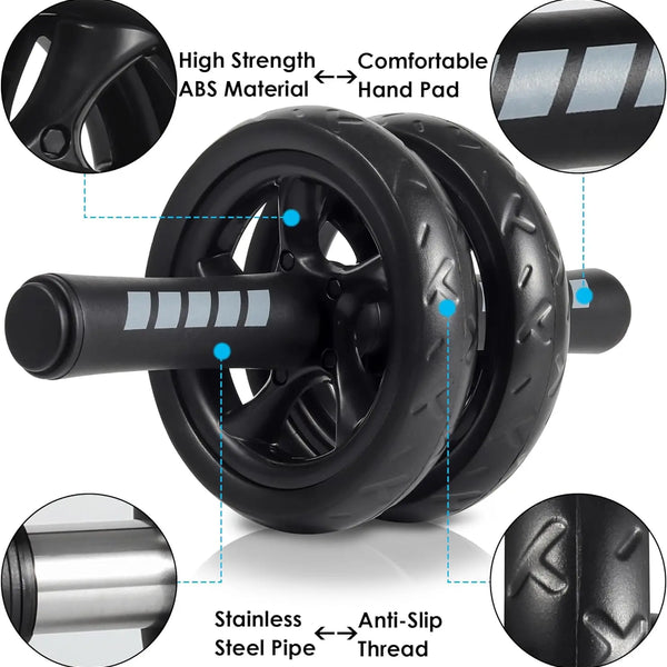 Ab Roller for Abdominal Exercise Machine, Abs Workout