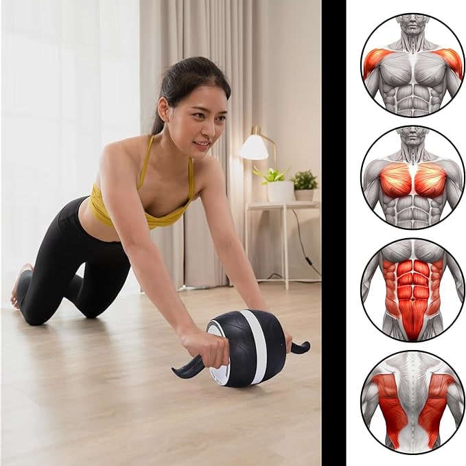 Ab Wheel Roller Sculpt Abs and Build Core Muscles Fast